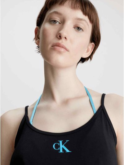 Vestido-Calvin-Klein-Playero-Mujer-Negro