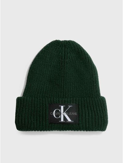 Gorro-Calvin-Klein-Tejido-Hombre-Verde