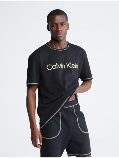 Playera-Calvin-Klein-de-Pijama-Hombre-Negro