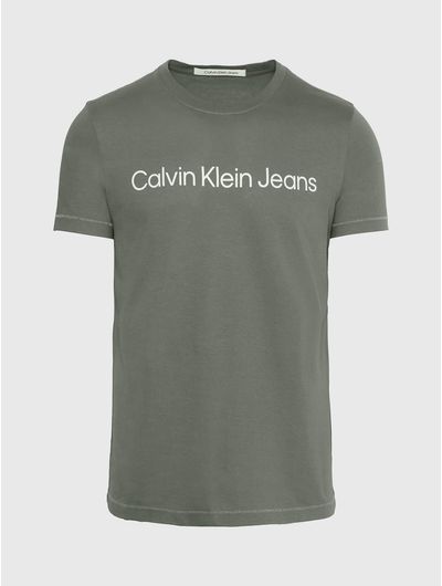 Playera-Calvin-Klein-Slim-Hombre-Verde