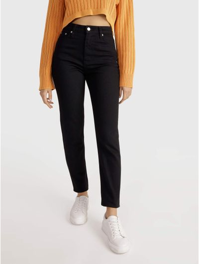 Jeans-Calvin-Klein-Mom-Mujer-Negro