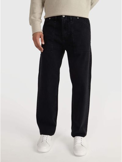 Pantalon-Calvin-Klein-09-s-Straight-Hombre-Negro