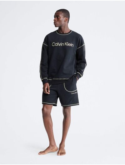 Short-Calvin-Klein-de-Pijama-Hombre-Negro
