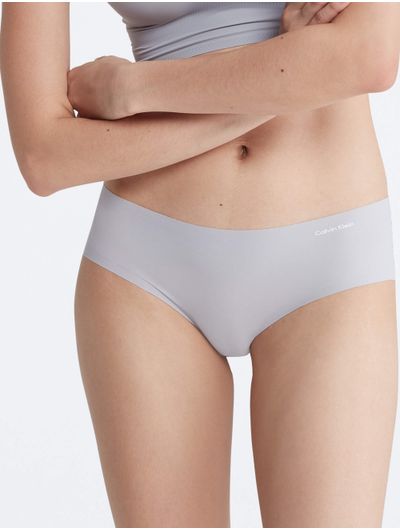 Hipster-Calvin-Klein-Invisible-Nylon-Mujer-Gris