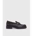 Mocasines-Calvin-Klein-de-Piel-Mujer-Negro
