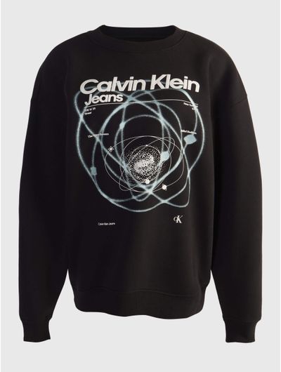 Sudadera-Calvin-Klein-Mujer-Negro