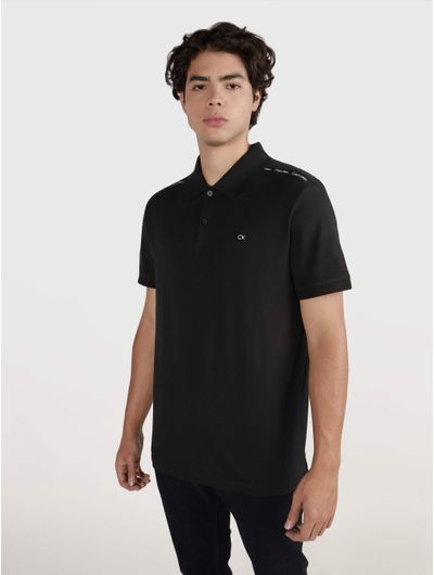 Polo-Calvin-Klein-Hombre-Negro