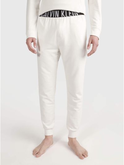 Pantalon-de-Pijama-Calvin-Klein-Intense-Power-Hombre-Blanco