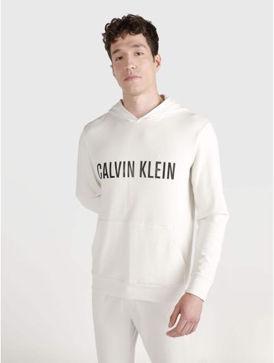 Sudadera-de-Pijama-Calvin-Klein-Hombre-Blanco