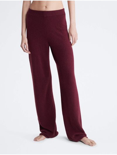Pantalon-Calvin-Klein-de-Pijama-Mujer-Rojo
