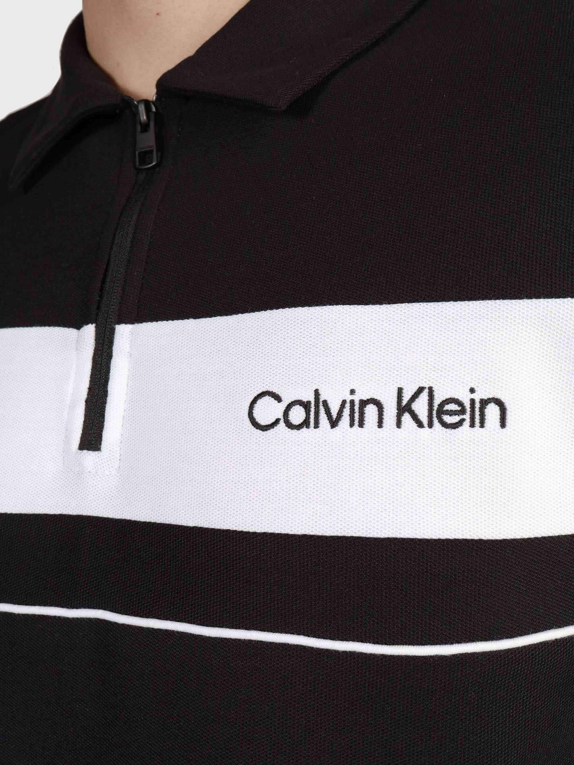 Polo Calvin Klein Hombre Negro
