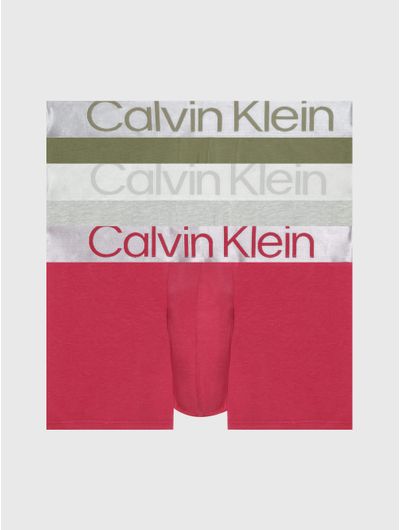 Trunks-Calvin-Klein-Reconsidered-Steel-Paquete-de-3-Hombre-Multicolor