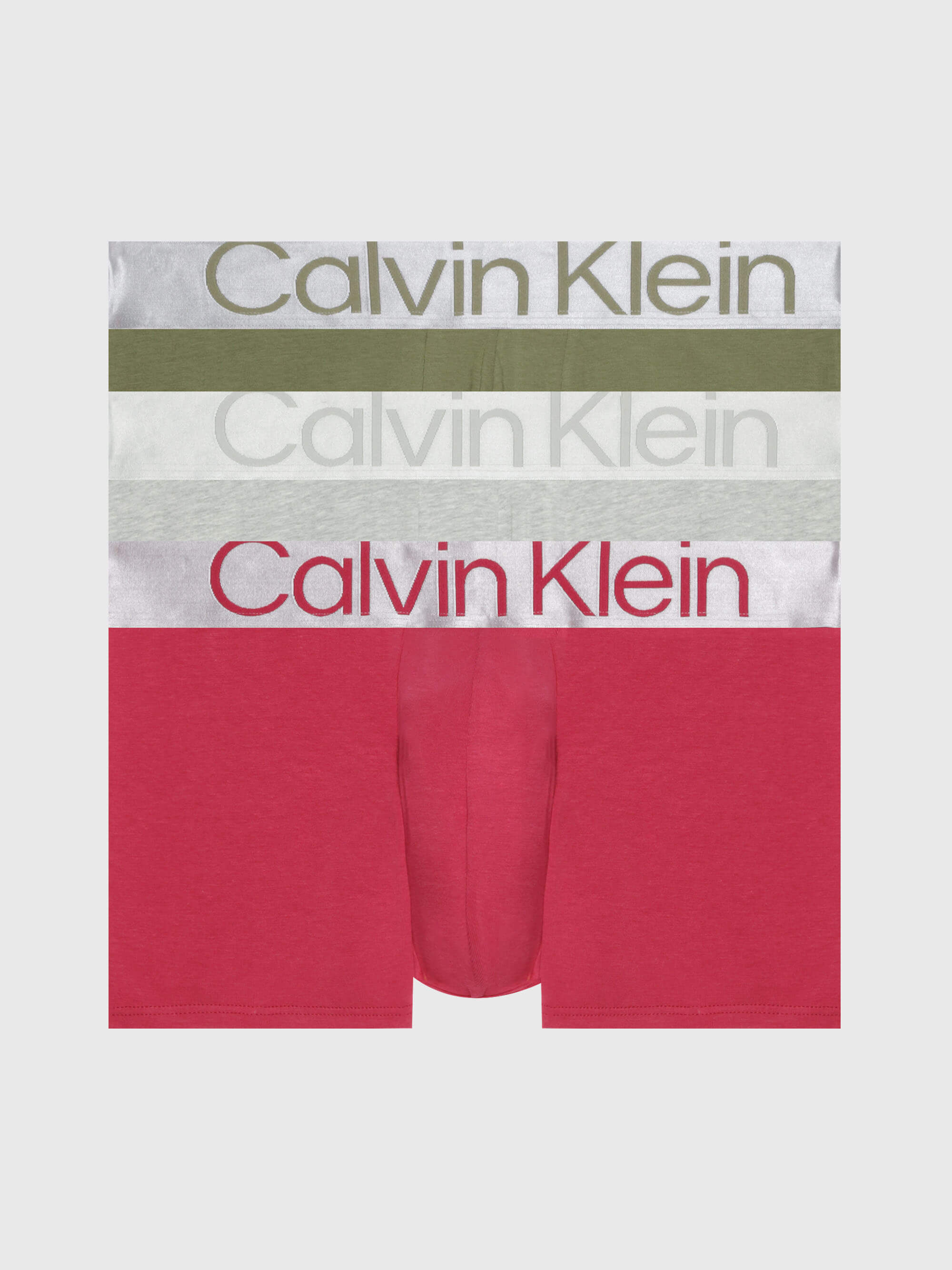 Trunks Calvin Klein Reconsidered Steel Paquete de 3 Hombre Multicolor