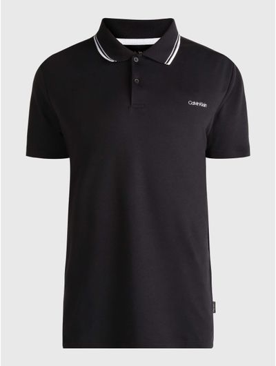 Polo Calvin Klein Hombre Negro