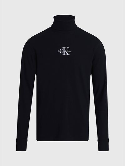 Playera-Calvin-Klein-Cuello-Alto-Hombre-Negro