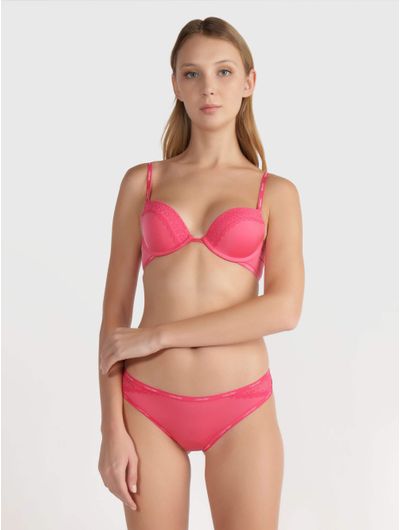 Brassiere-Calvin-Klein-Push-Up-Mujer-Rosa
