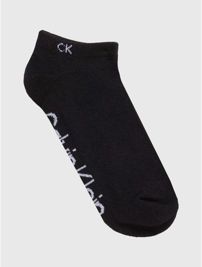 Calcetines-Calvin-Klein-Soft-No-Show-Paquete-de-3-Mujer-Negro