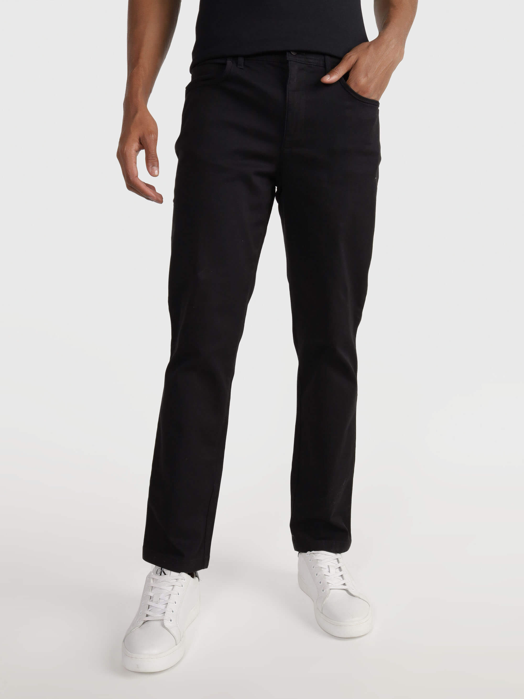 Pantalón Calvin Klein Slim Hombre Negro