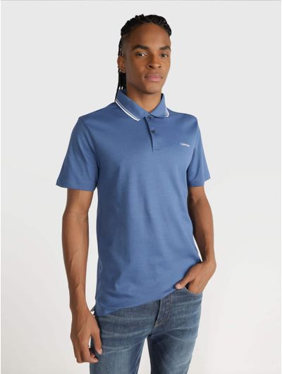 Polo-Calvin-Klein-Hombre-Azul