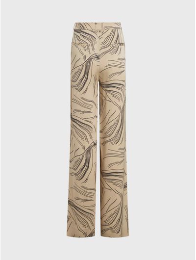 Pantalon-Calvin-Klein-Estampado-Mujer-Beige