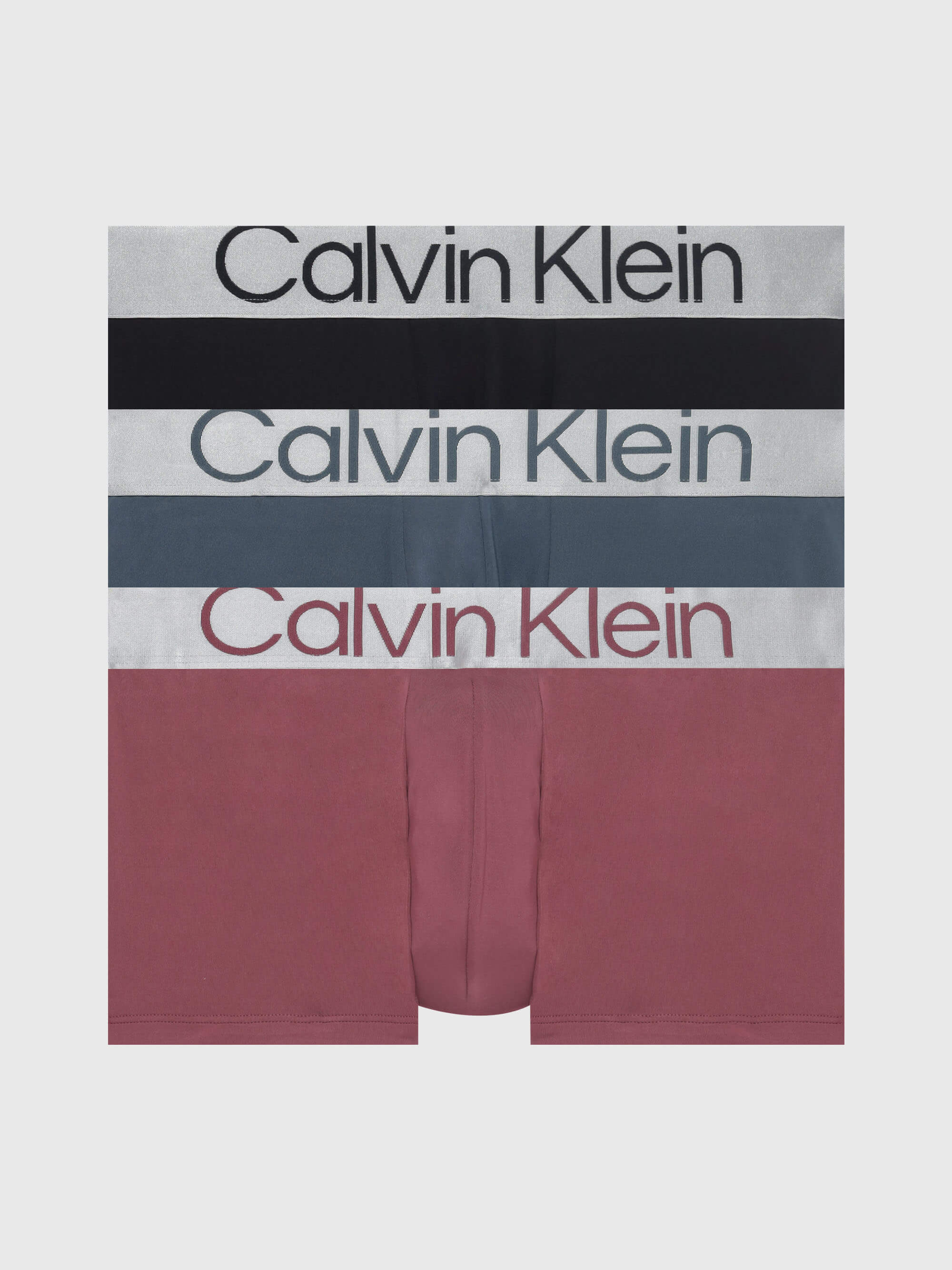 Trunks Calvin Klein Reconsidered Steel Low Rise Paquete de 3 Hombre Multicolor