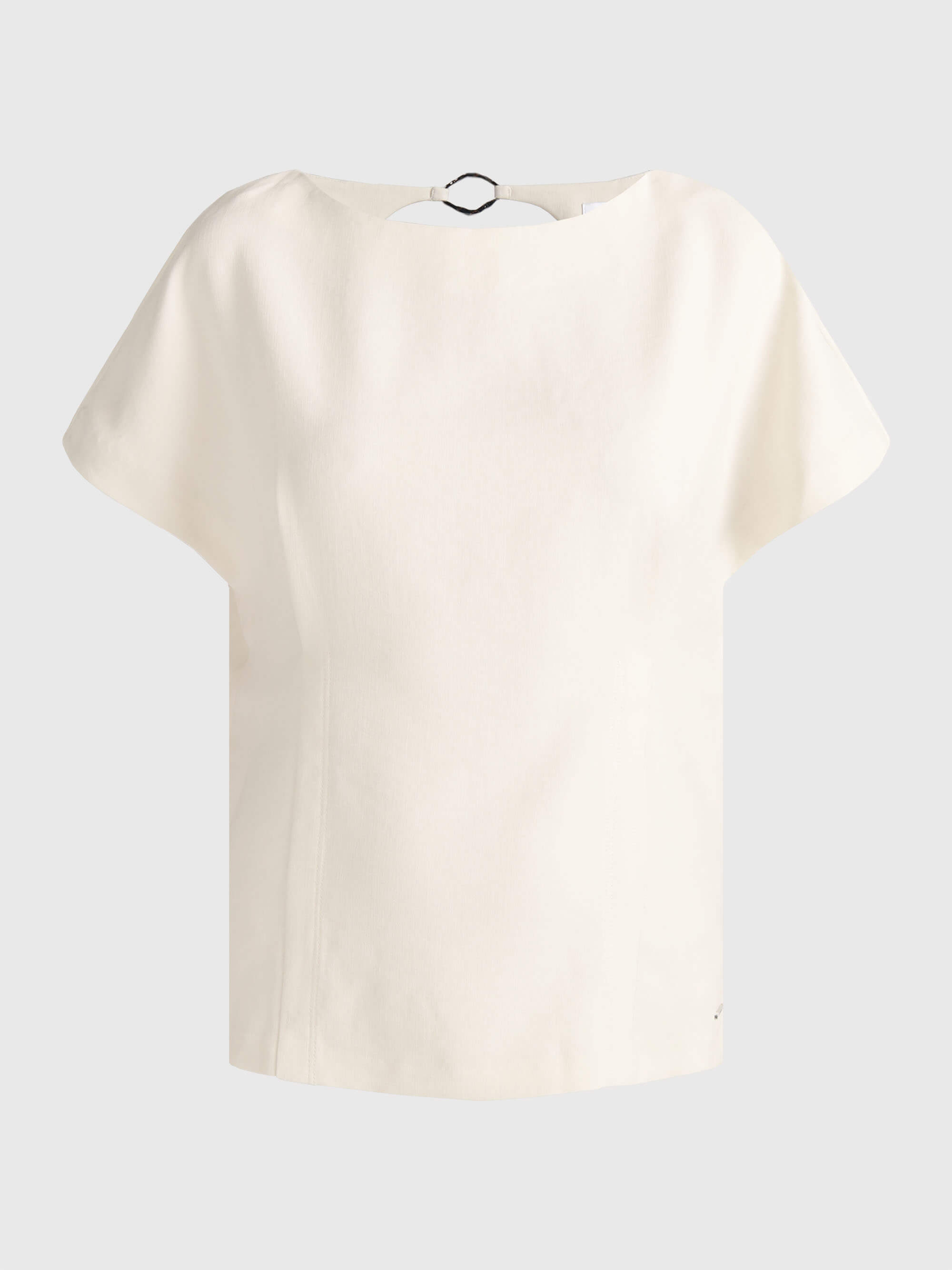 Blusa Calvin Klein con Abertura en Espalda Mujer Beige