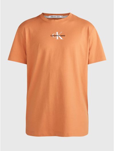 Playera-Calvin-Klein-con-Logo-Hombre-Naranja