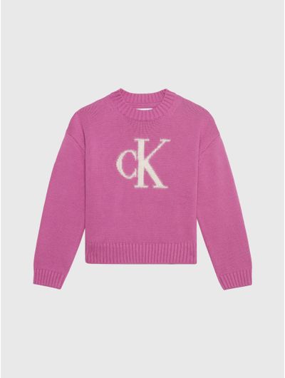 Sueter-Calvin-Klein-con-Monograma-Niña-Rosa