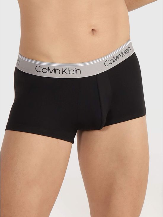 Trunks-Calvin-Klein-Microfiber-Stretch-Low-Rise-Paquete-de-3-Hombre-Negro