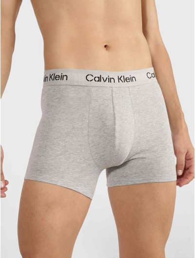 Trunks-Calvin-Klein-Stencil-Logo-Cotton-Stretch-Paquete-de-3-Hombre-Multicolor