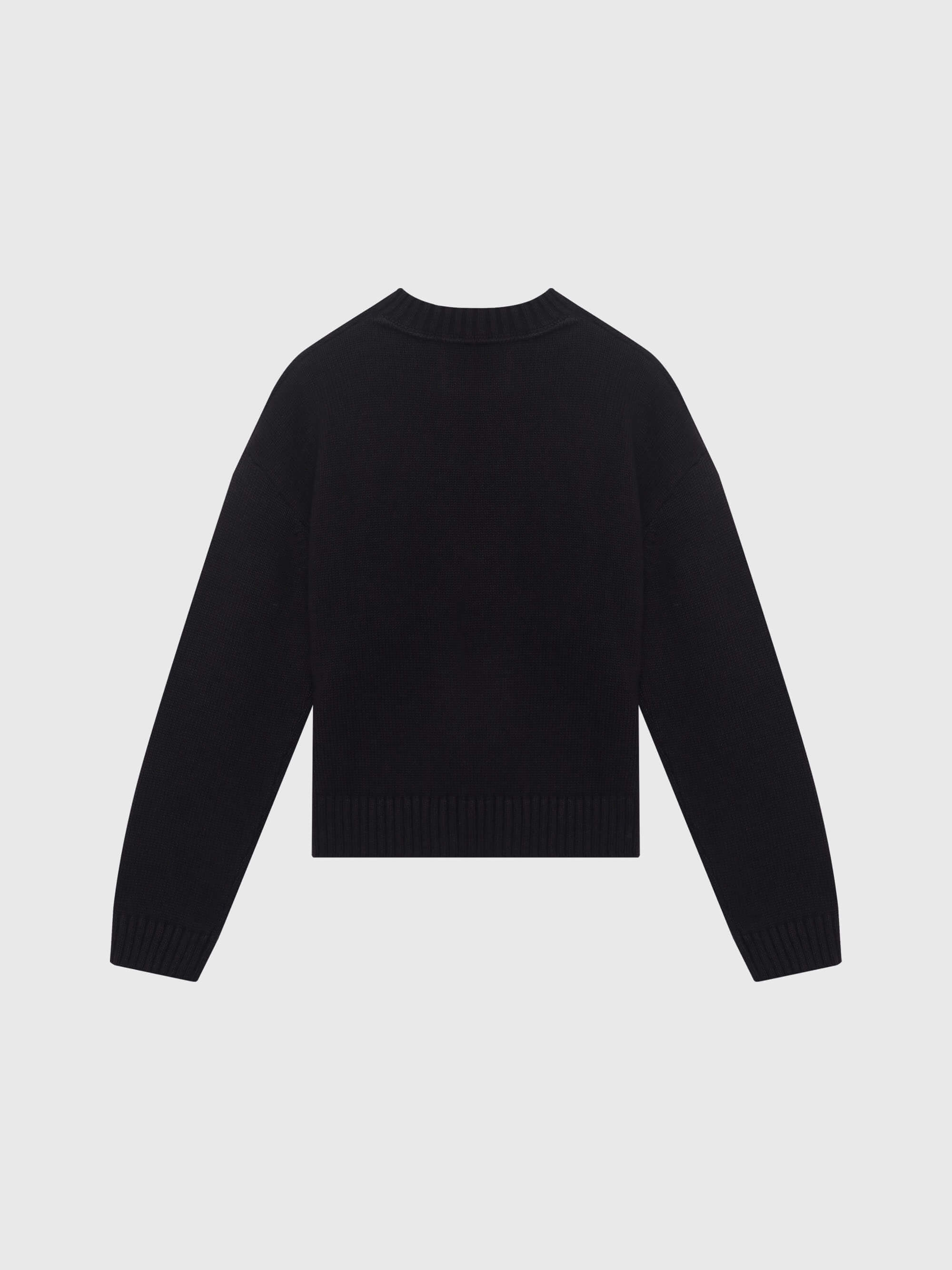 Suéter Calvin Klein con Monograma Niña Negro