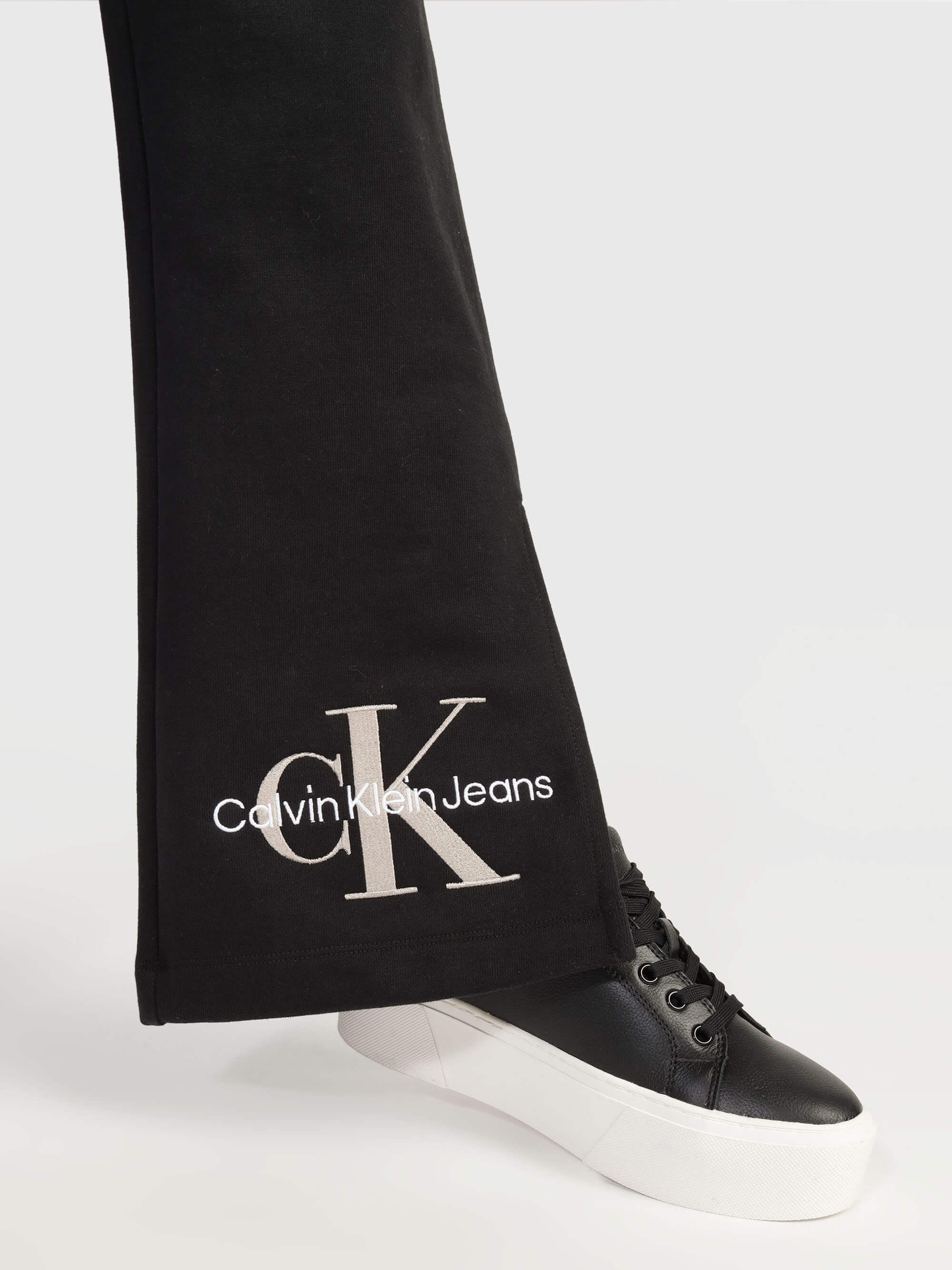 Pants Calvin Klein con Logo Mujer Negro