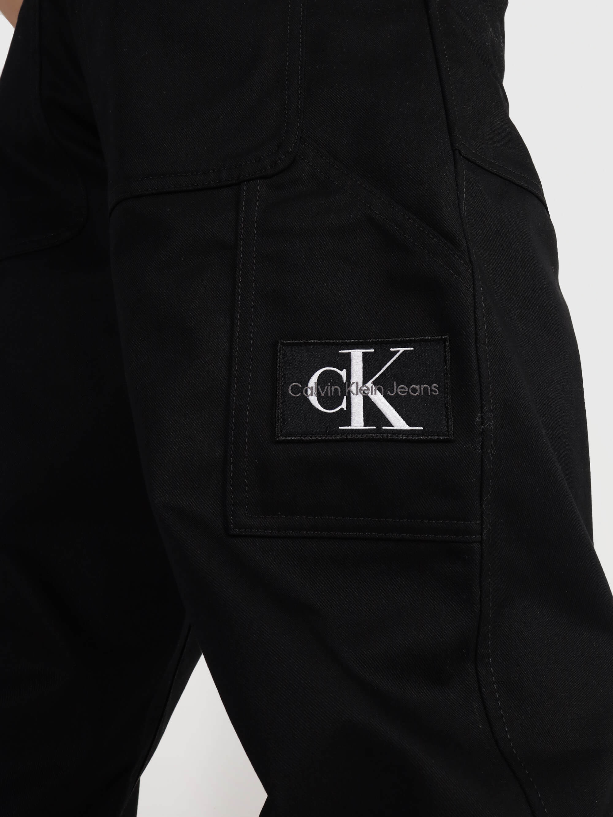Pantalón Calvin Klein Liso Hombre Negro