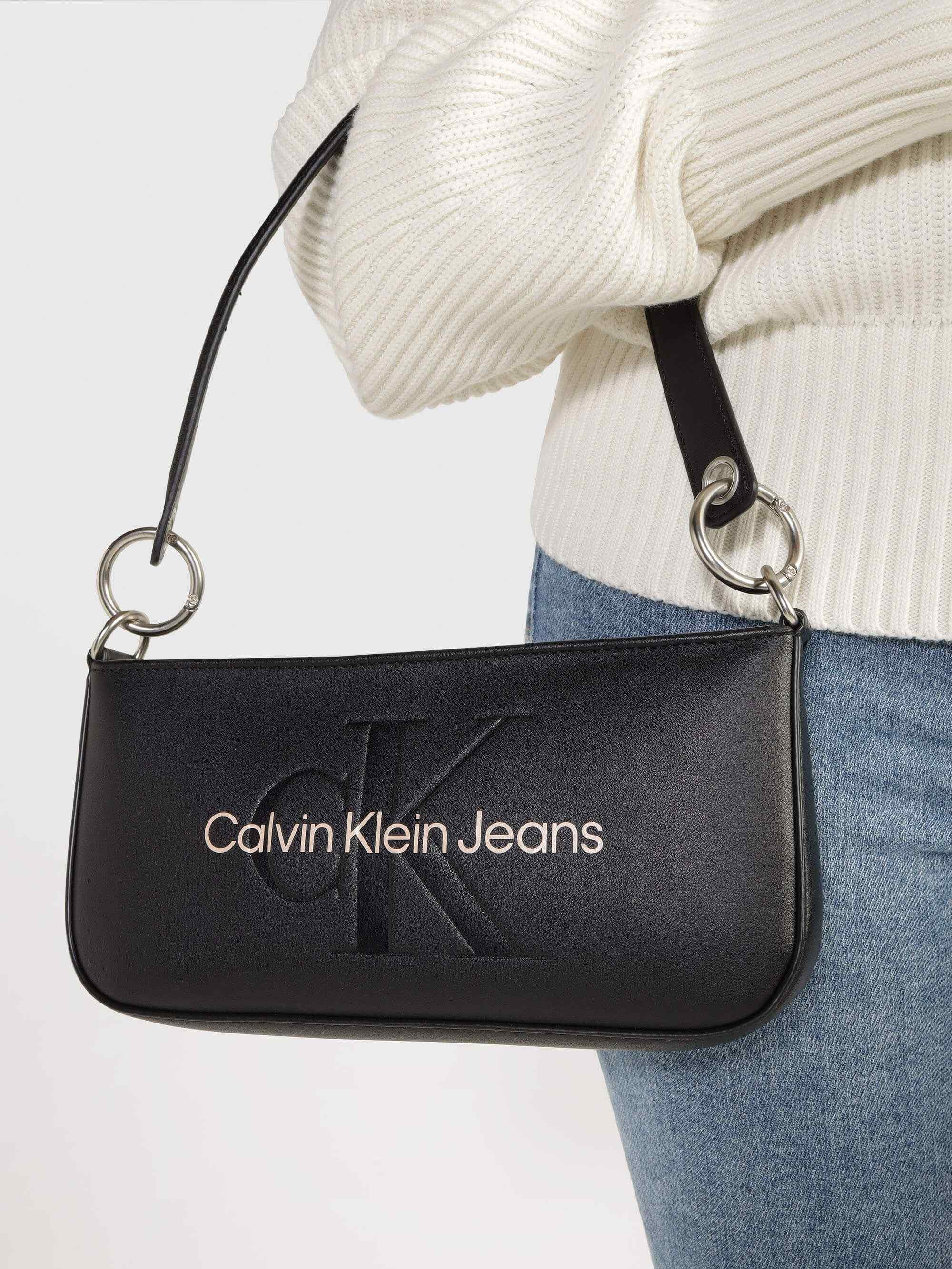 Bolsa Calvin Klein de Mano Mujer Negro - Talla: Unitalla
