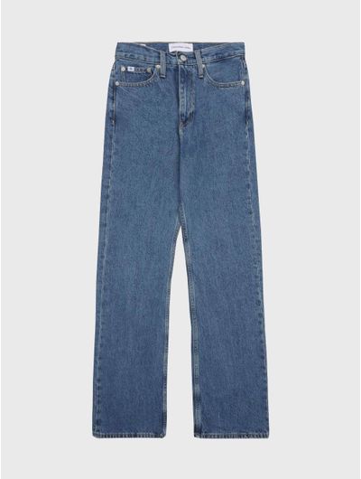 Jeans-Calvin-Klein-Authentic-Boot-High-Rise-Mujer-Azul