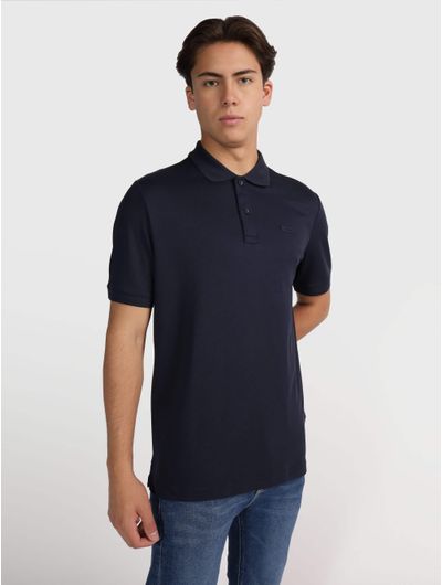 Polo-Calvin-Klein-Smooth-Cotton-Hombre-Azul-Marino
