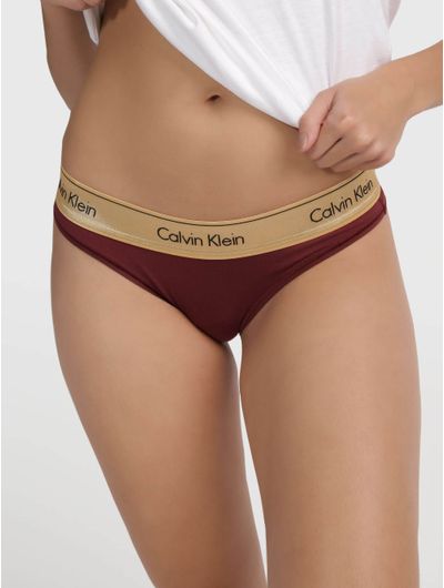 Bikini-Calvin-Klein-Modern-Cotton-Mujer-Rojo