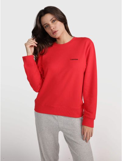 Playera-Calvin-Klein-de-Pijama-Mujer-Rojo