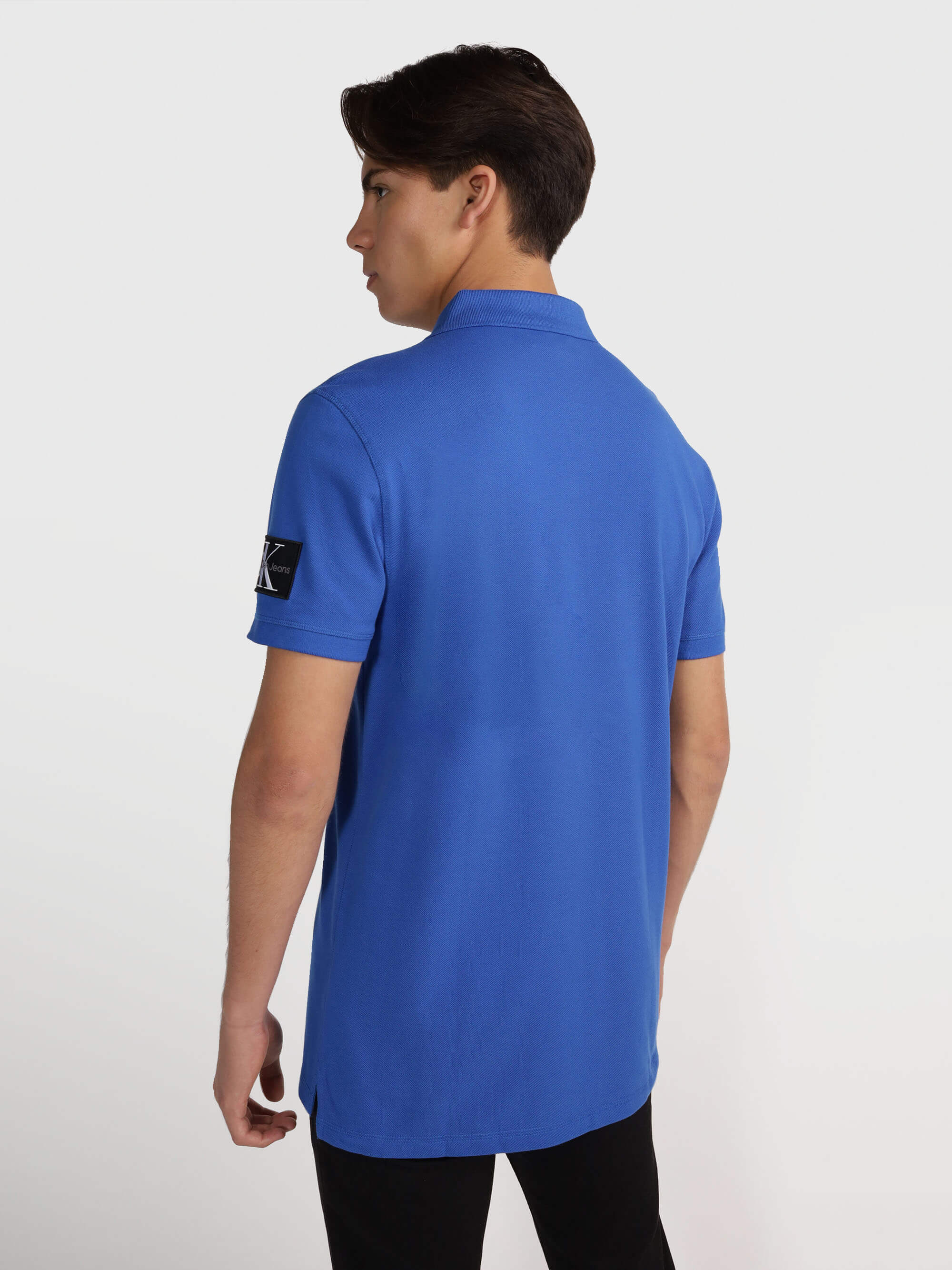 Polo Calvin Klein con Logo Hombre Azul