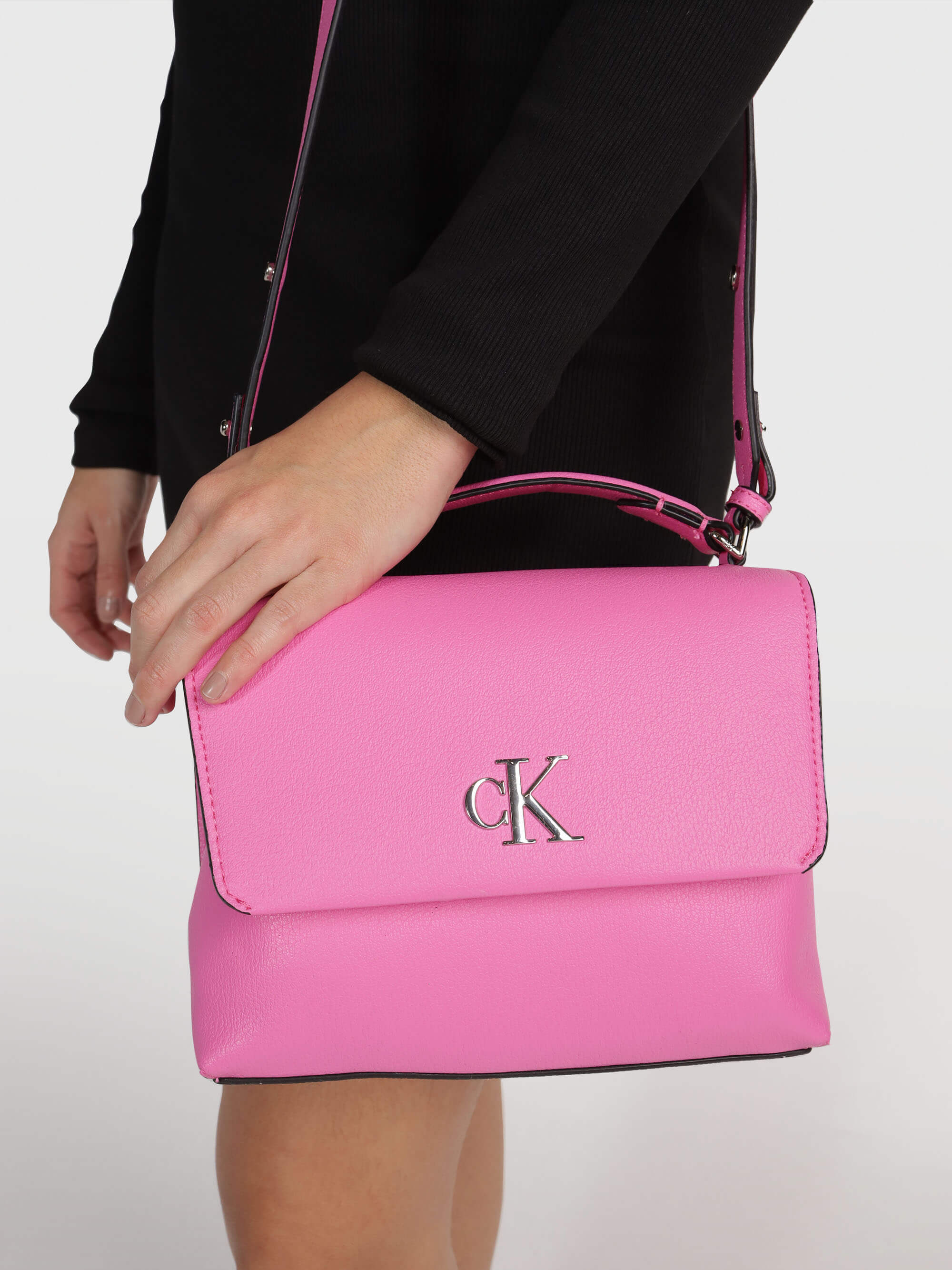 Bolsa Calvin Klein Crossbody Mujer Rosa - Talla: Única