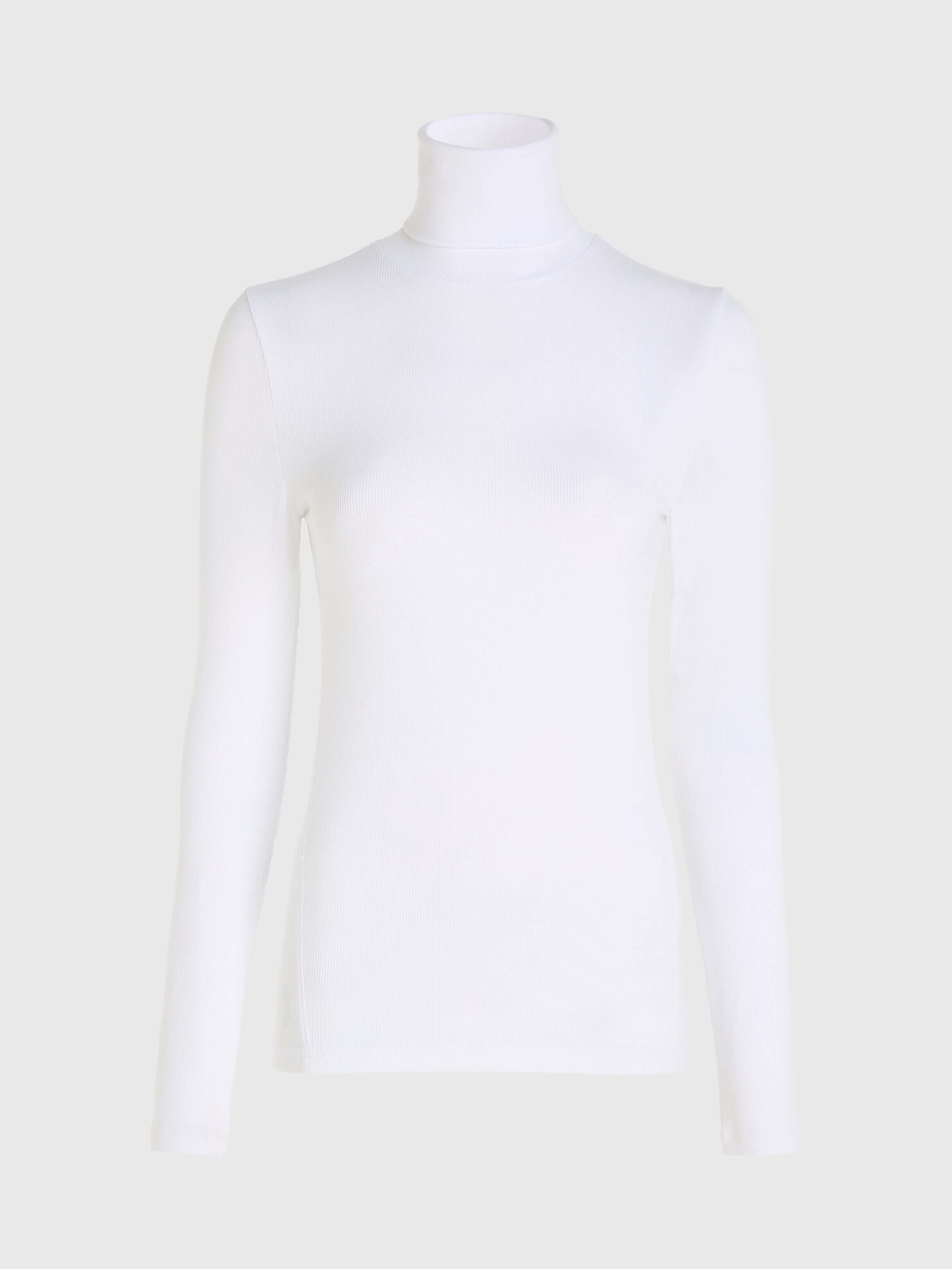 Suéter Calvin Klein Acanalado Mujer Blanco