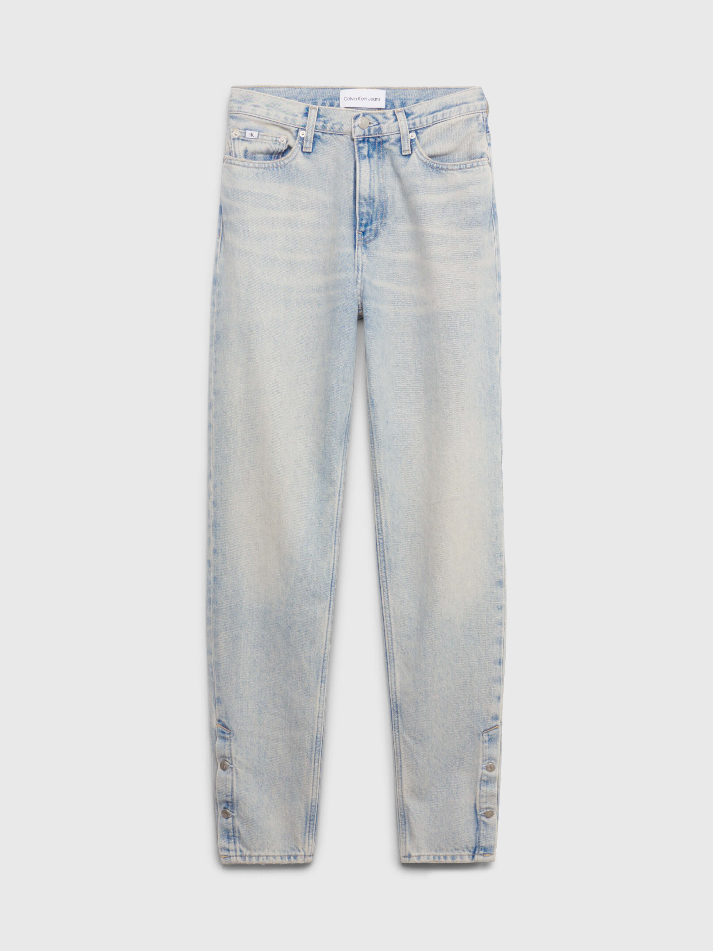 Jeans Calvin Klein Mom Fit Mujer Azul