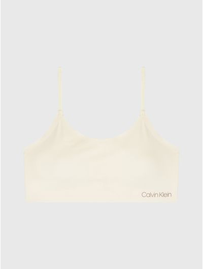 Calvin Klein Brasier de algodón suave para niña, paquete múltiple