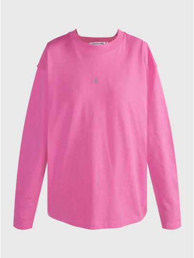Playera-Calvin-Klein-Monograma-Mujer-Rosa