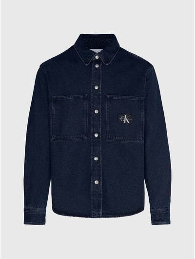 Sobrecamisa-Calvin-Klein-Denim-Hombre-Azul