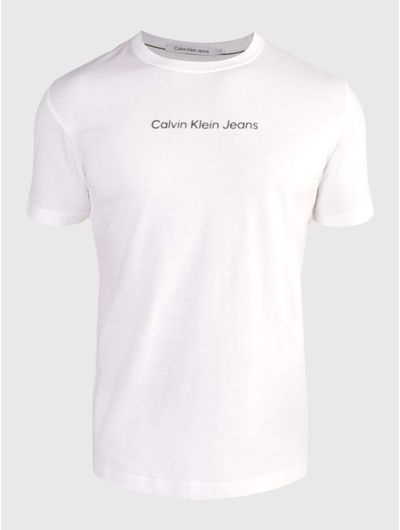 Playera-Calvin-Klein-Logotipo-Hombre-Blanco