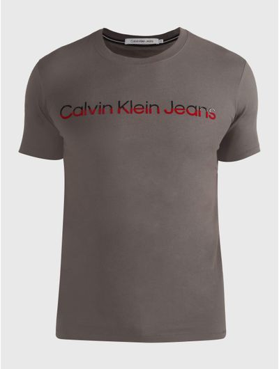 Playera-Calvin-Klein-Logotipo-Hombre-Gris