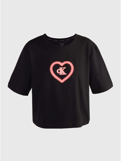 Playera-Calvin-Klein-Valentines-de-Pijama-Mujer-Negro