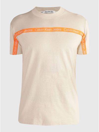 Playera beige hombre hot sale