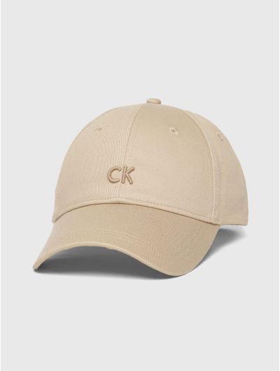 Gorra-Calvin-Klein-Logo-Beige